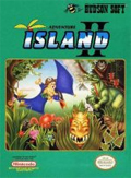 Adventure Island II NES cover