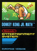 Donkey Kong Jr Math NES cover