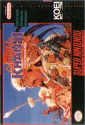 Genghis Khan 2: Clan of the Gray Wolf SNES cover