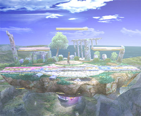 Battlefield stage in SSBB