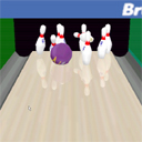 Brunswick Pro Bowling striking Wii