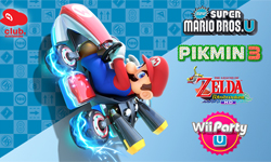 Receive a free downloadable game when registering Mario Kart 8