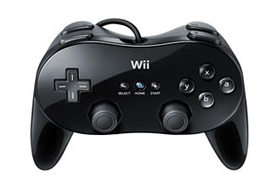 Black Wii and controllers