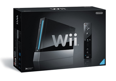 Black Wii packaging