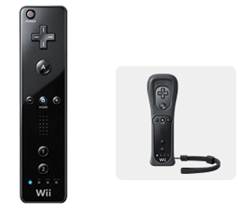 Black Wii and controllers