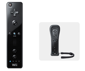 Black Wii and controllers