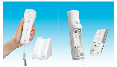 Sanyo contactless Wiimote charger