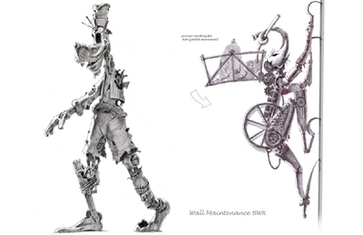 Epic Mickey Wii concept art