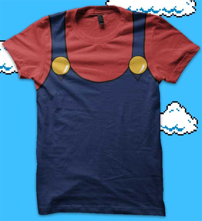 Mario t-shirt design