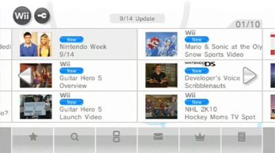 Nintendo Channel update