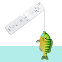 Wii fishing game