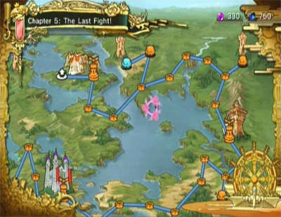 Fantasy World  on World Map