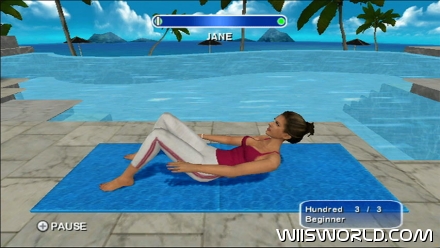 Daisy Fuentes Pilates screenshot