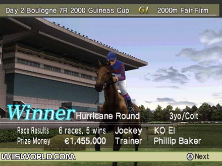 G1 Jockey Wii 2008 screenshot