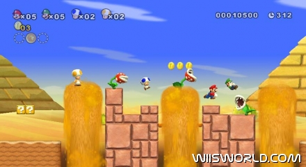 New Super Mario Bros Wii screenshot