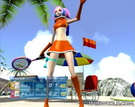 Sega Superstars Tennis screenshot
