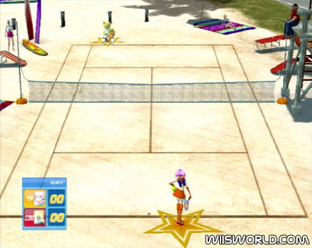 Sega Superstars Tennis screenshot