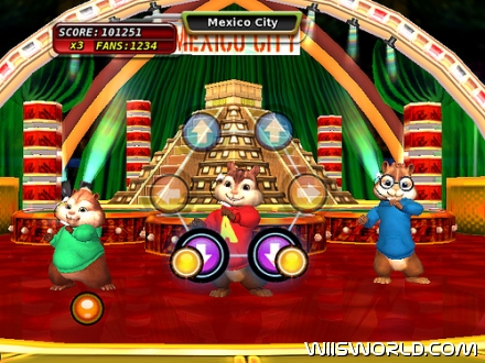 alvin and the chipmunks the squeakquel wii