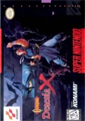 Castlevania: Dracula X SNES cover