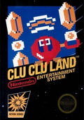 Clu Clu Land NES cover