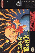 Super Bonk SNES cover
