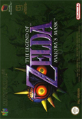 The Legend of Zelda: Majora's Mask N64 cover