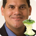 Reggie bites into Apple