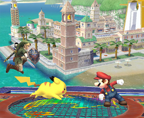 Pikachu at Delfino Plaza