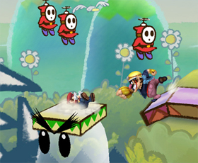 Support Ghost on Yoshi's Island stage