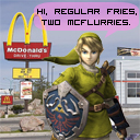 Link's final smash in SSBB
