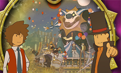 Layton puzzles on the Nintendo website