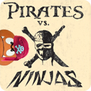 Pirates taking on Ninjas in Dodgeball