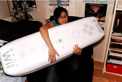 Pixie with the Wiimote