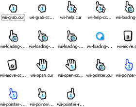 Wii cursors