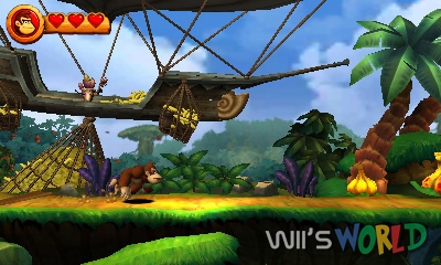 Donkey Kong Country Returns 3D screenshot