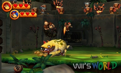 Donkey Kong Country Returns 3D screenshot